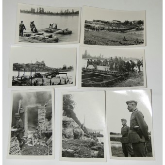 Hauptmann Warnberger -kuvat Bau-Bataillonin kolmannesta yrityksestä 56. Espenlaub militaria